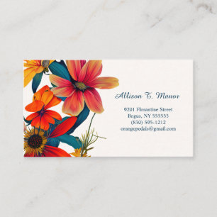 Wildflower Flourish Calling Card