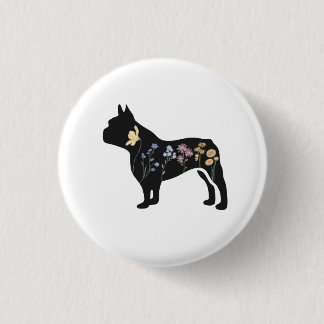 Wildflower French Bulldog Button