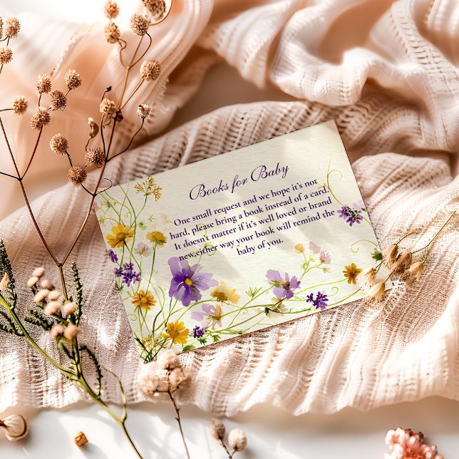 Wildflower Garden Books for Baby  Enclosure Card (Creator Uploaded)