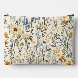 Wildflower Garden Floral Accessory Pouch
