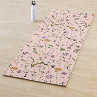Wildflower Garden Floral Pattern  Yoga Mat