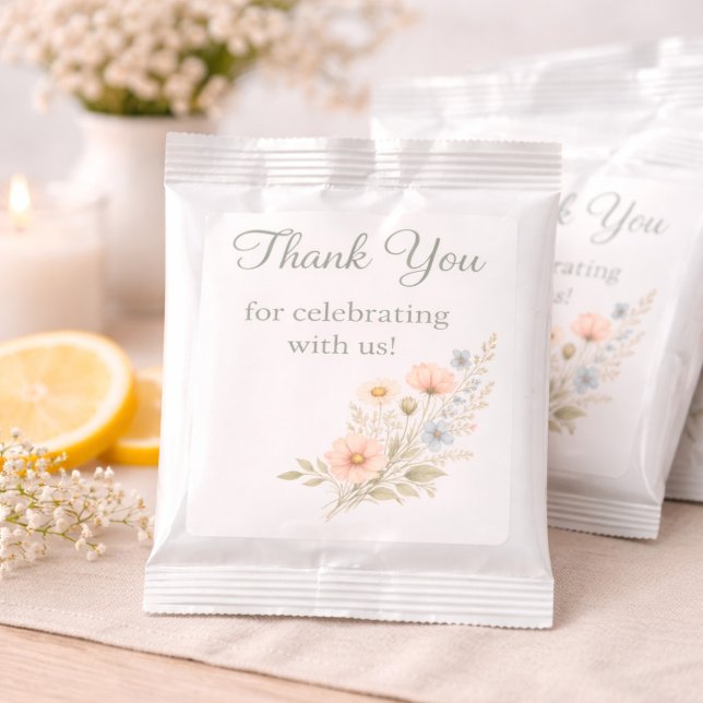 Wildflower Garden Party Event Favor Lemonade Drink Mix (Creator Uploaded)