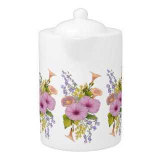 Wildflower Garden Porcelain Teapot