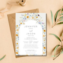 Wildflower Garden Spring Summer Wedding