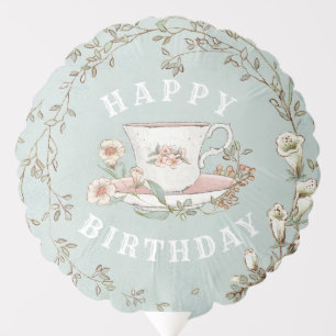 Wildflower Garden Tea Party Balloon