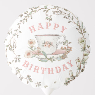 Wildflower Garden Tea Party Balloon
