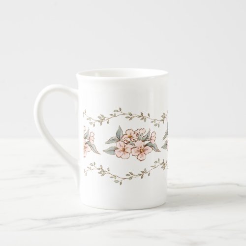 Wildflower Garden Tea Party Bone China Mug