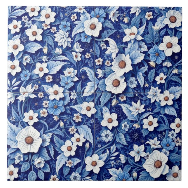 wildflower garden tile (Front)