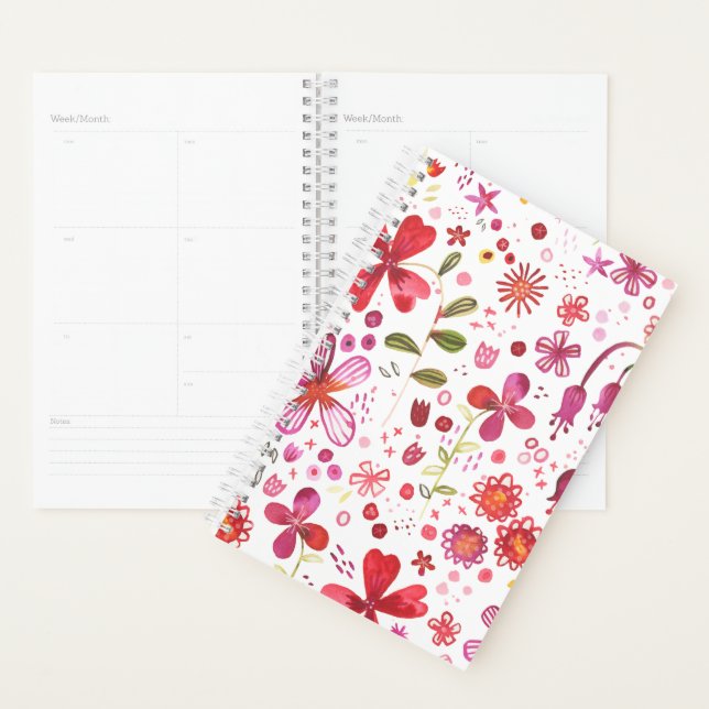 Wildflower Garden Watercolor Planner (Display)