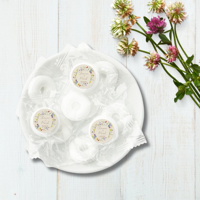Wildflower Garden Wedding  Life Saver® Mints (Creator Uploaded)