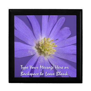 Wildflower Gift Box Personalize Flower Jewelry Box
