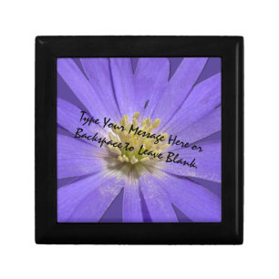 Wildflower Gift Box Personalize Flower Jewelry Box