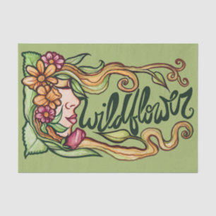 Wildflower Goddess Tissue Paper