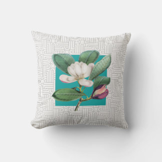 Wildflower Grace Throw Pillow