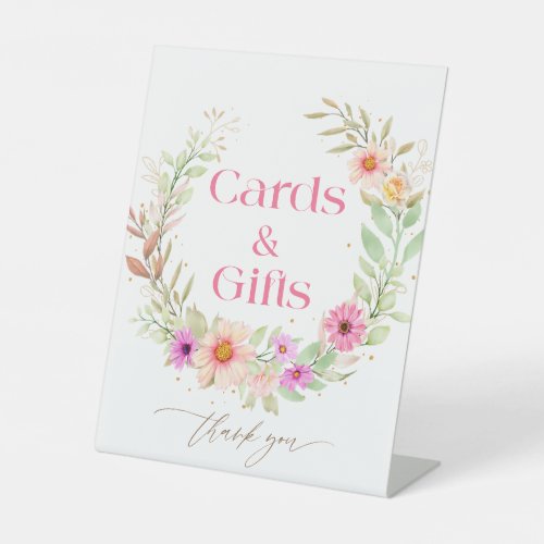 Wildflower Graduate Cards & Gifts Pedestal  Sign