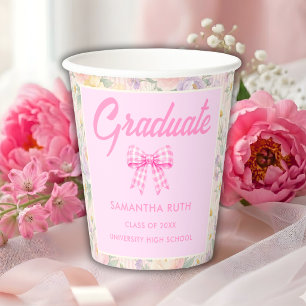 Wildflower Graduation Paper Cups