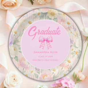 Wildflower Graduation Paper Plates
