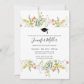 Wildflower Graduation Party Photo Holiday Card