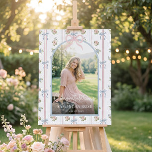 Wildflower Graduation Party Sign