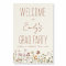 Wildflower Graduation Party Welcome Sign In Bloom