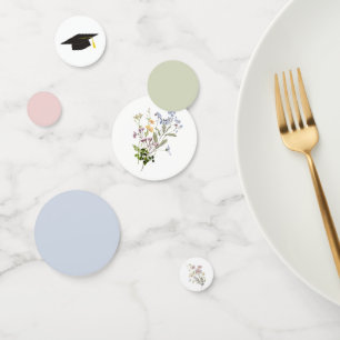 Wildflower Graduation Table Confetti Floral Boho