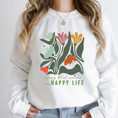 Wildflower Happy Mind Happy Life T_shirt