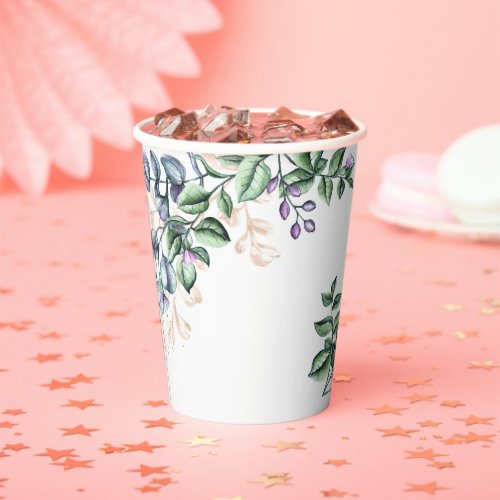 Wildflower Harmony Floral Paper Cup