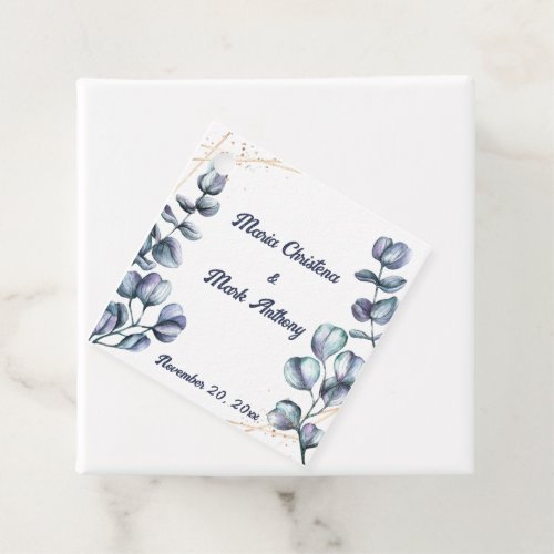 Wildflower Harmony Wedding Favor Tags