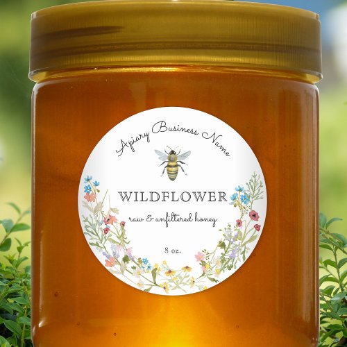 Wildflower Honey Custom Product Label