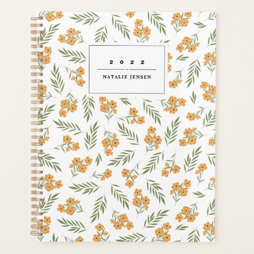 Wildflower Illustrated Personalized Planner