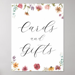 Wildflower In Bloom Cards and Gifts Sign
