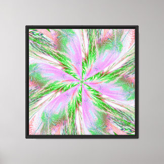 Wildflower in Spiral 14 Canvas Print