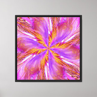 Wildflower in Spiral 18 Canvas Print