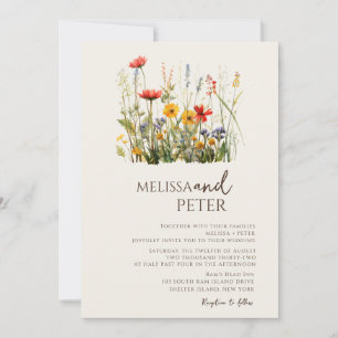Wildflower invitation