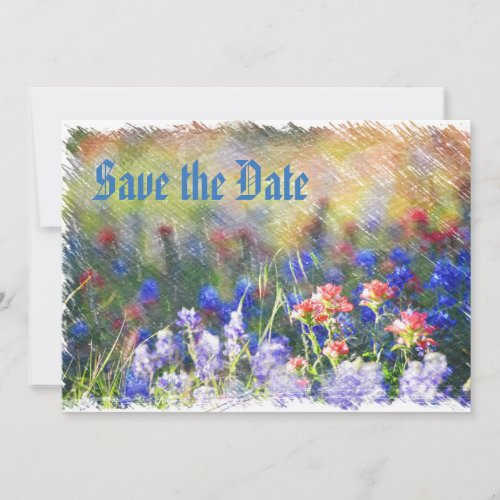 Wildflower Invitation Card