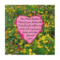 WILDFLOWER JEREMIAH 29:11 PHOTO