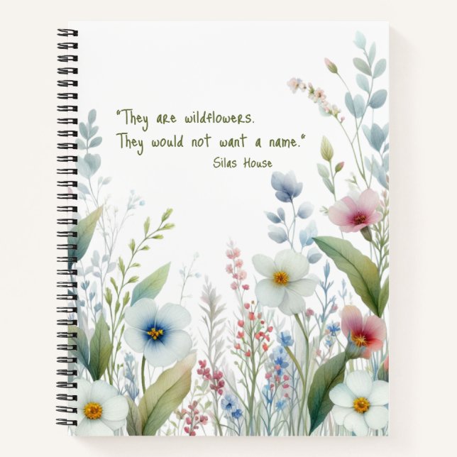 Wildflower Journal with Quote (Front)