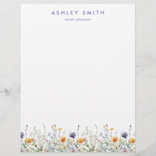 Wildflower Letterhead
