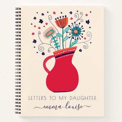 Wildflower Letters to My Daughter Keepsake Journal