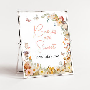 Wildflower Little Butterfly Babies are Sweet Poster