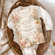 Wildflower Little Pumpkin Baby Shower