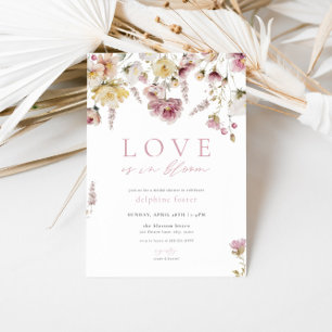 Wildflower Love in Bloom Bridal Shower Invitation