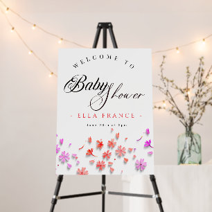 Wildflower Love Is in Bloom Baby Shower Foam Board