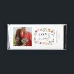 Wildflower Love Is Sweet Chocolate Photo Hershey Bar Favors<br><div class="desc">Rustic Floral Love Is Sweet Wedding Hershey Bar Favors Thank You Chocolate Bar Favors</div>