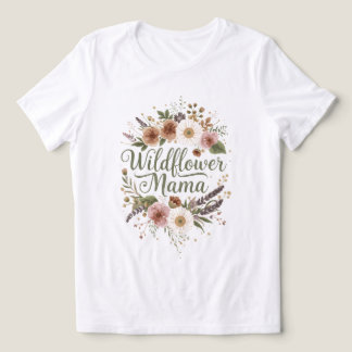 Wildflower Mama Floral Mother's Day Mama Gift Tri-Blend Shirt