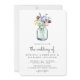 Wildflower Mason Jar Photo Collage QR Code Wedding