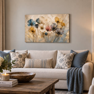 Wildflower Meadow 36x24 Acrylic Wall Art