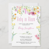 Wildflower Meadow Baby in Bloom Baby Shower Invitation (Front)