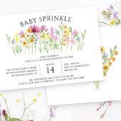 Wildflower Meadow Baby Sprinkle Invitation