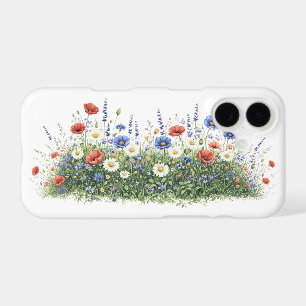 Wildflower meadow botanical garden flowers iPhone 17 case